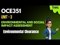 Environmental Clearance in EIA tamil-OCE351-Environment and Social Impact Assessment.