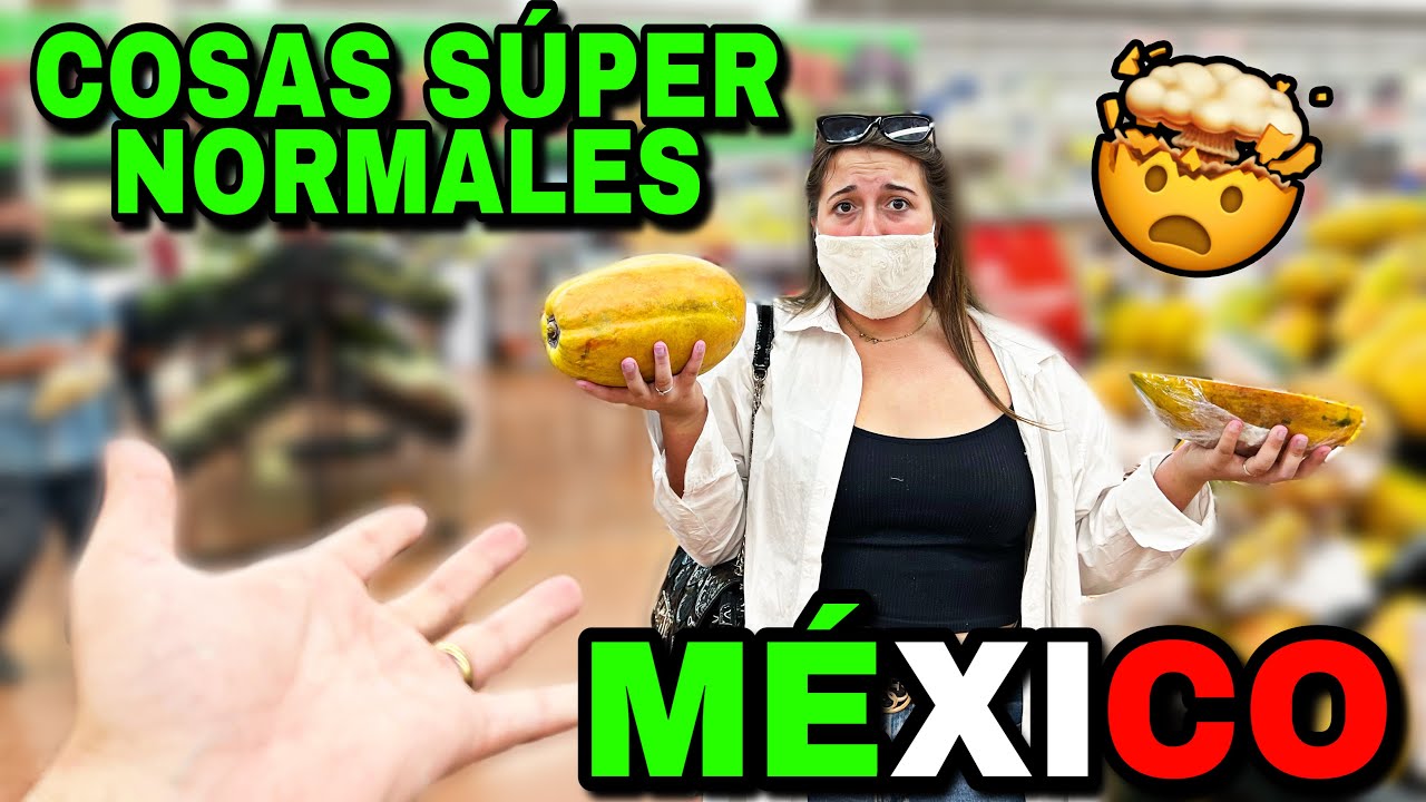 COSAS SÚPER NORMALES en MÉXICO 🇲🇽 que JAMÁS ENCONTRARÁS en ESPAÑA 🇪🇸 **como puede haber esto?!**