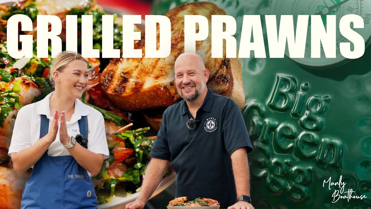 Grilled Prawns straight from The Trawler