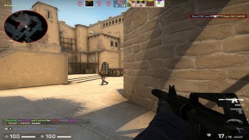 1v5 ace - Mirage - retake - CSGO