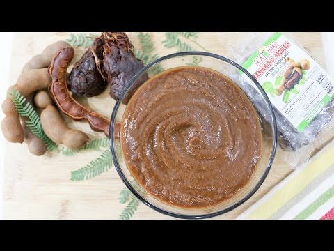 Homemade Tamarind Paste มะขามเปียก - Episode 130