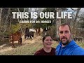 Living On a Horse Farm | What It's REALLY Like — Morning Chores (RAW &amp; UNEDITED)