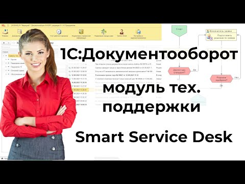 Видео: Модуль технической поддержки Smart Service Desk для 1С:Документооборот