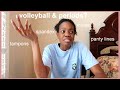 HOW TO PLAY VOLLEYBALL ON YOUR PERIOD LIKE A PRO!! Period hacks for athletes | Jacoby Sims