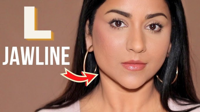 How to SLIM YOUR FACE INSTANTLY with makeup! Contour, Highlight