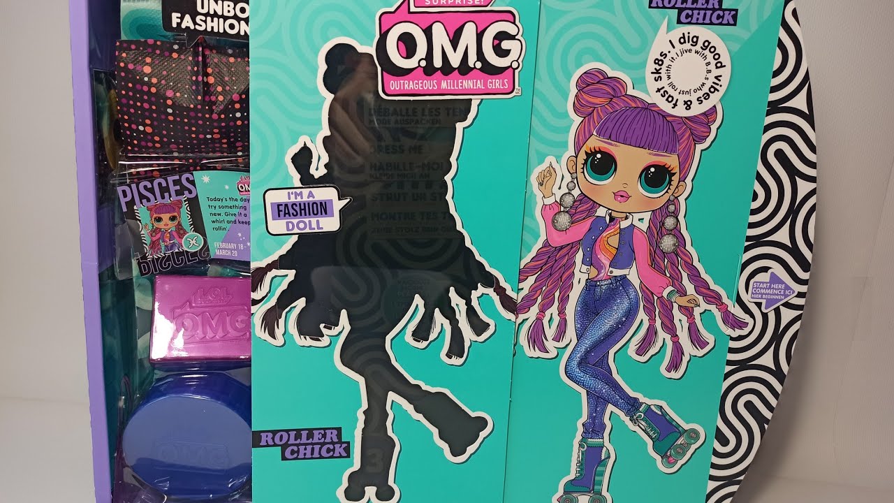 Распаковка куклы ,первая кукла 😍!L.O.L.surprise!O.M.G🦋 ROLLER CHICK!