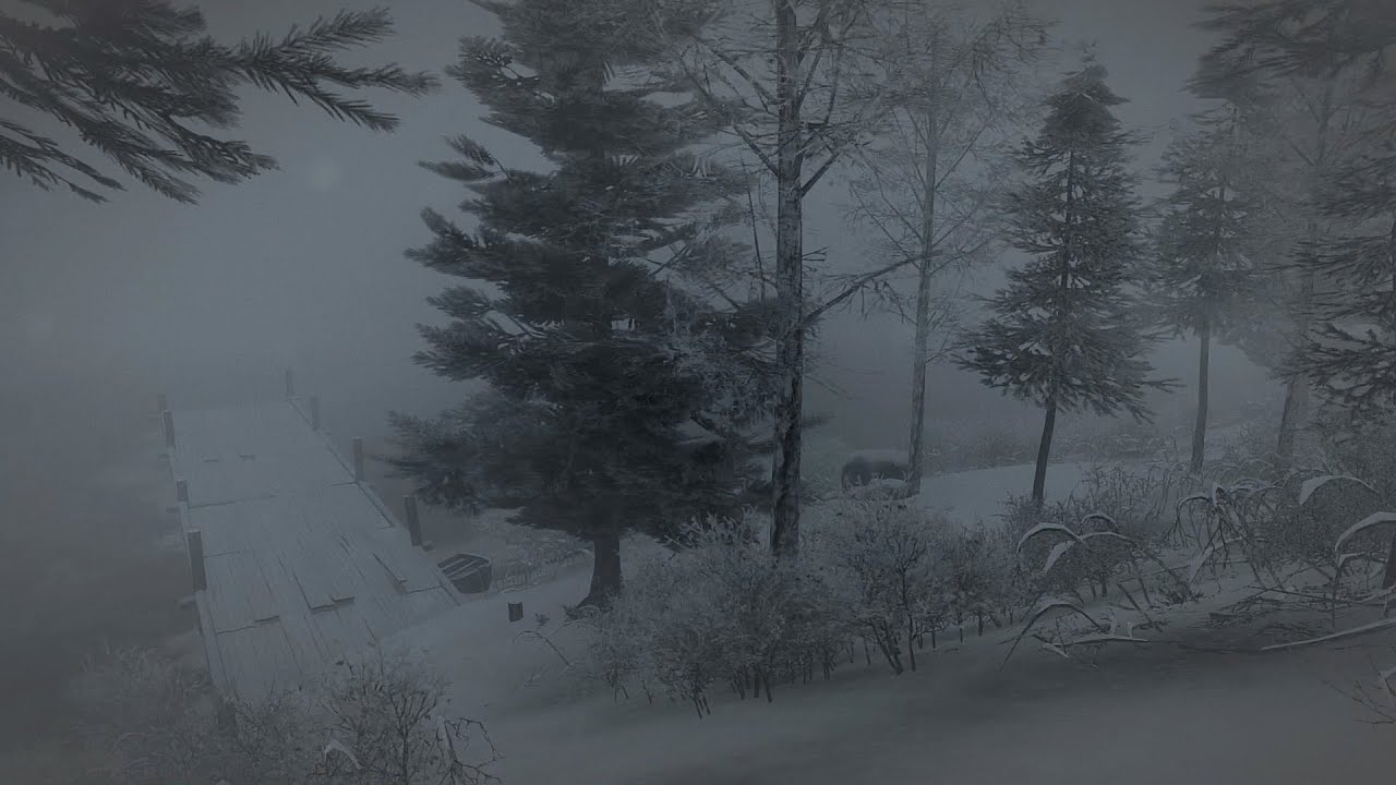Intense Blizzard strikes a Lonely Log Cabin┇Frosty Wind Sound for Sleeping \u0026 Heavy Howling Wind