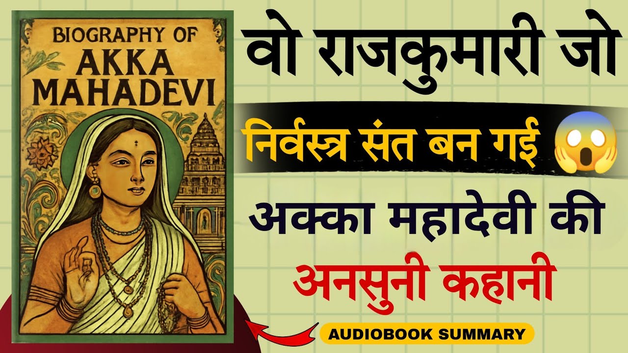 Akka Mahadevi Biography in Hindi | बालों से ढका शरीर! 🤫 | Audiobook school