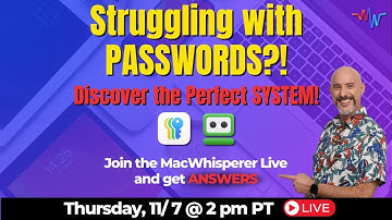 🗝️ Struggling with Passwords? Learn Apple’s New Passwords App!🗝️