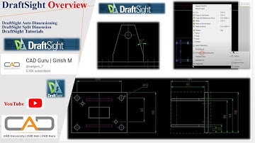 Auto Dimension, Split Dimension, Rearrange Dimension, Dimension offset Snap Distance, Centre line