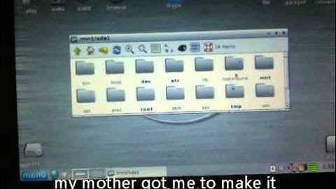 Asus Eee PC 4G running Puppy Linux