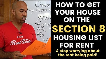 How to list your house for rent on SECTION 8 Housing-landlord