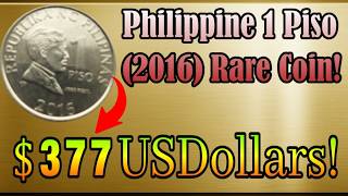 2016 Philippine 1 Piso Coin Worth $377? Rare Philippine Coin Value Revealed!