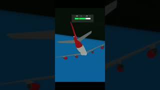 i was trying crash landing but my plane crash (roblox) #airplanesimulator