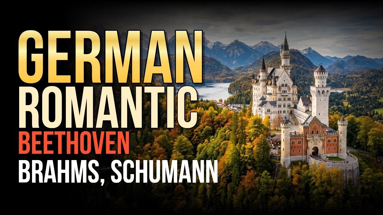 German Romantic Piano for Deep Focus (3 Hours) | Beethoven • Brahms • Schumann