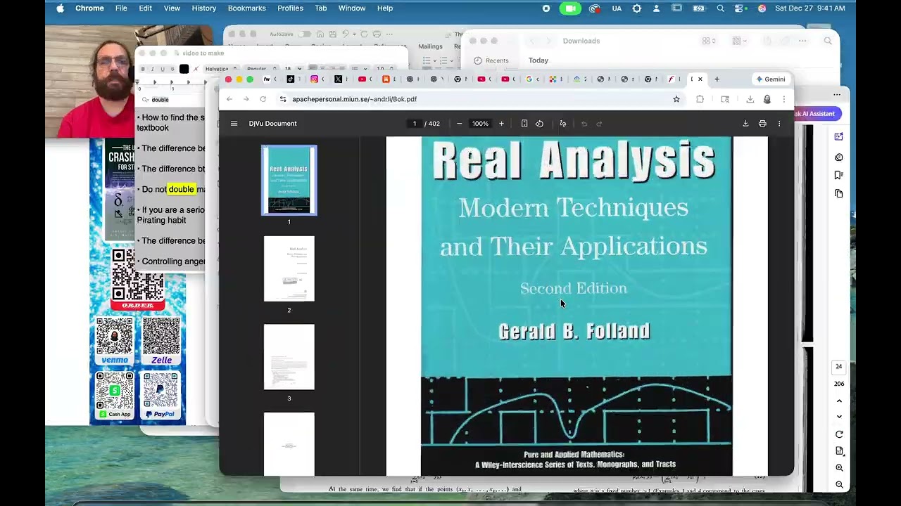 Введение в реальный анализ. Учебники. Почему отказ от учебников обрекает вас на неудачу.