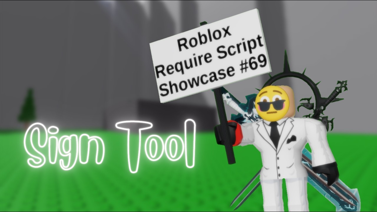 Roblox Require Script Showcase #69 | Sign Tool - YouTube