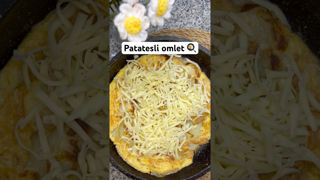 Kahvaltıya pratik patatesli omlet 🍳 Tarif yorumlarda #recipe #tarif #food #breakfast #pratiktarif Kahvaltıya pratik patatesli omlet 🍳 Tarif yorumlarda #recipe #tarif #food #breakfast #pratiktarif