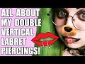 All About My Double Vertical Lip Piercings // Emily Boo