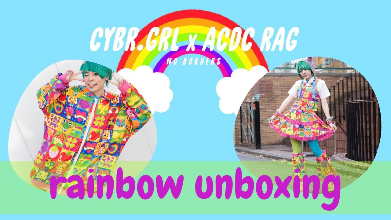 Unboxing the ACDC Rag x Cybr.Grl Collection | Harajuku kawaii decora ...