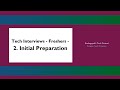 Tech Interviews - Freshers - 2. Initial Preparation