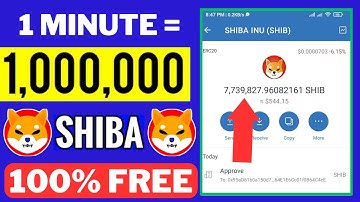 1 Minute = 1,000,000 SHIBA INU!! Free Shib Inu Cloud Mining Site 2023 || No Investment
