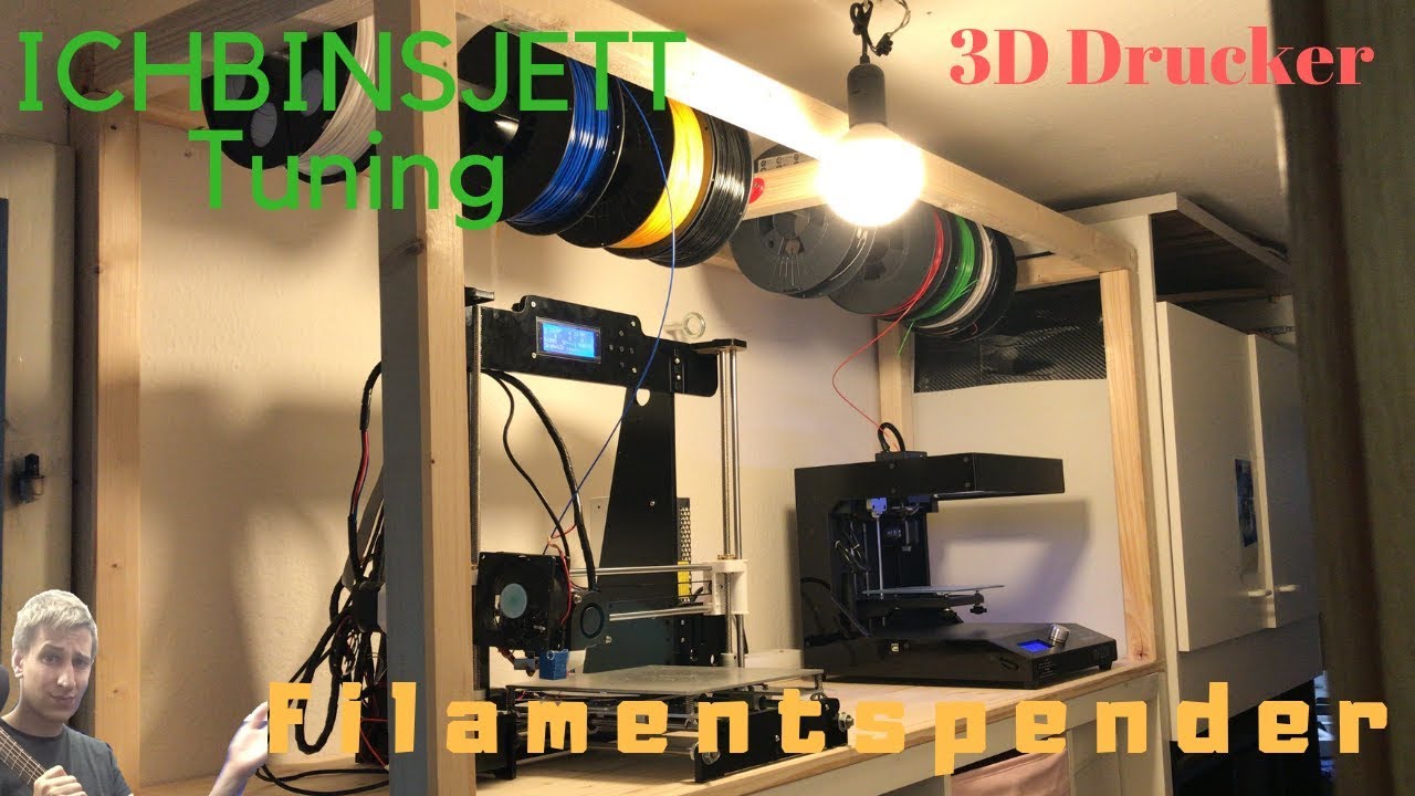 3D Drucker Filamenthalter | ICHBINSJETZT Tuning