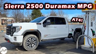 2022 GMC Sierra 2500 Duramax Diesel – MPG Test | Real-world Highway Range & Fuel Economy