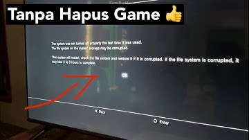 Cara mengatasi PS3 CFW tetap muncul file system is corrupted tanpa hapus game