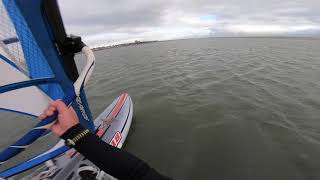 Windsurfing Uk, Southend on Sea. Big kit day. JP Super Sport 118 L, Neilpryde 7.2.