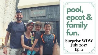Surprise!! WDW July 2017- Epcot and World Showcase- Ep4- Disney World Vlog