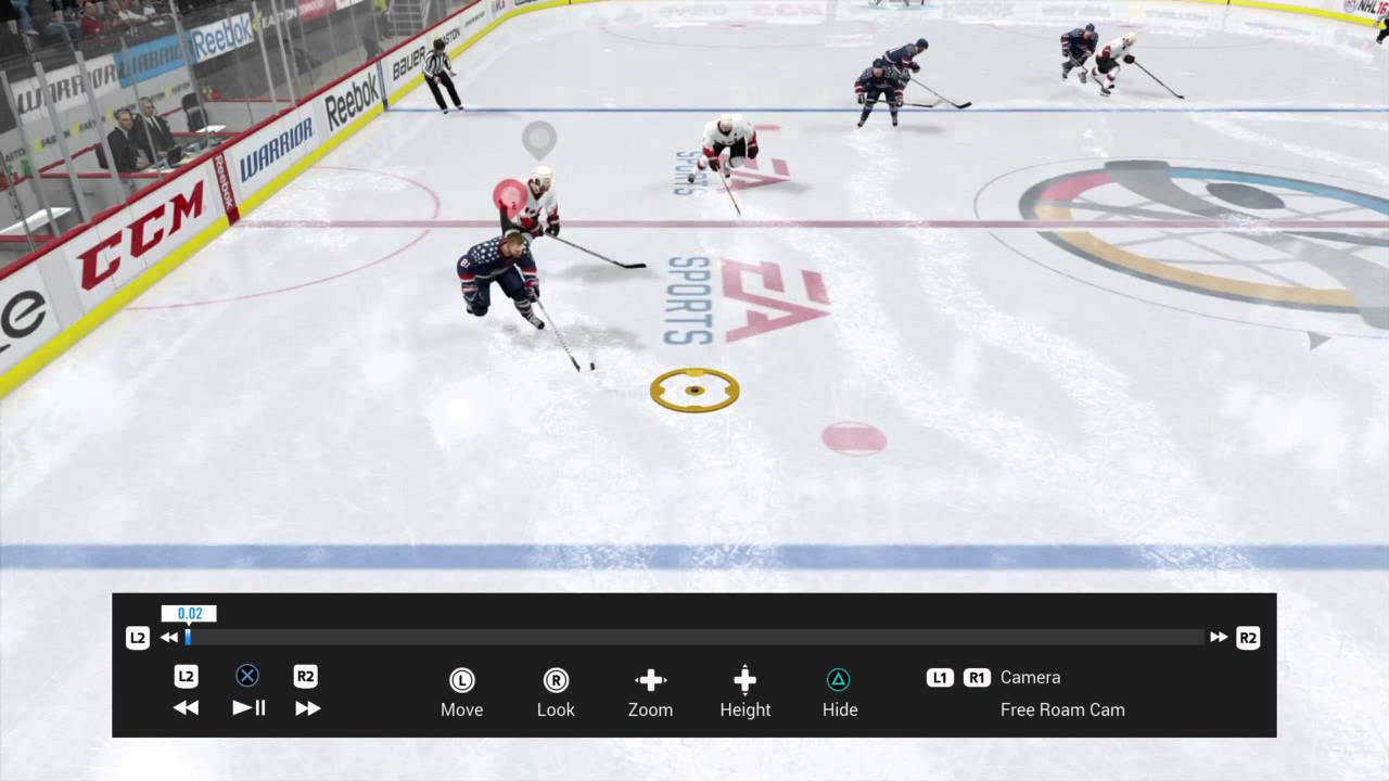 NHL® 16 no helmet goal