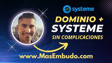 🖥️ Tutorial Systeme io; Cómo Comprar y Asociar Un Dominio A Systeme.io
