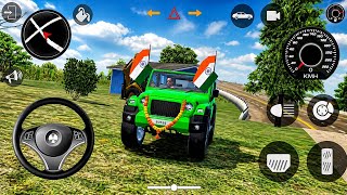 Mahindra Thar vs Impossible Offroad Track 😱🔥 Indian Cars Simulator 3D #shorts