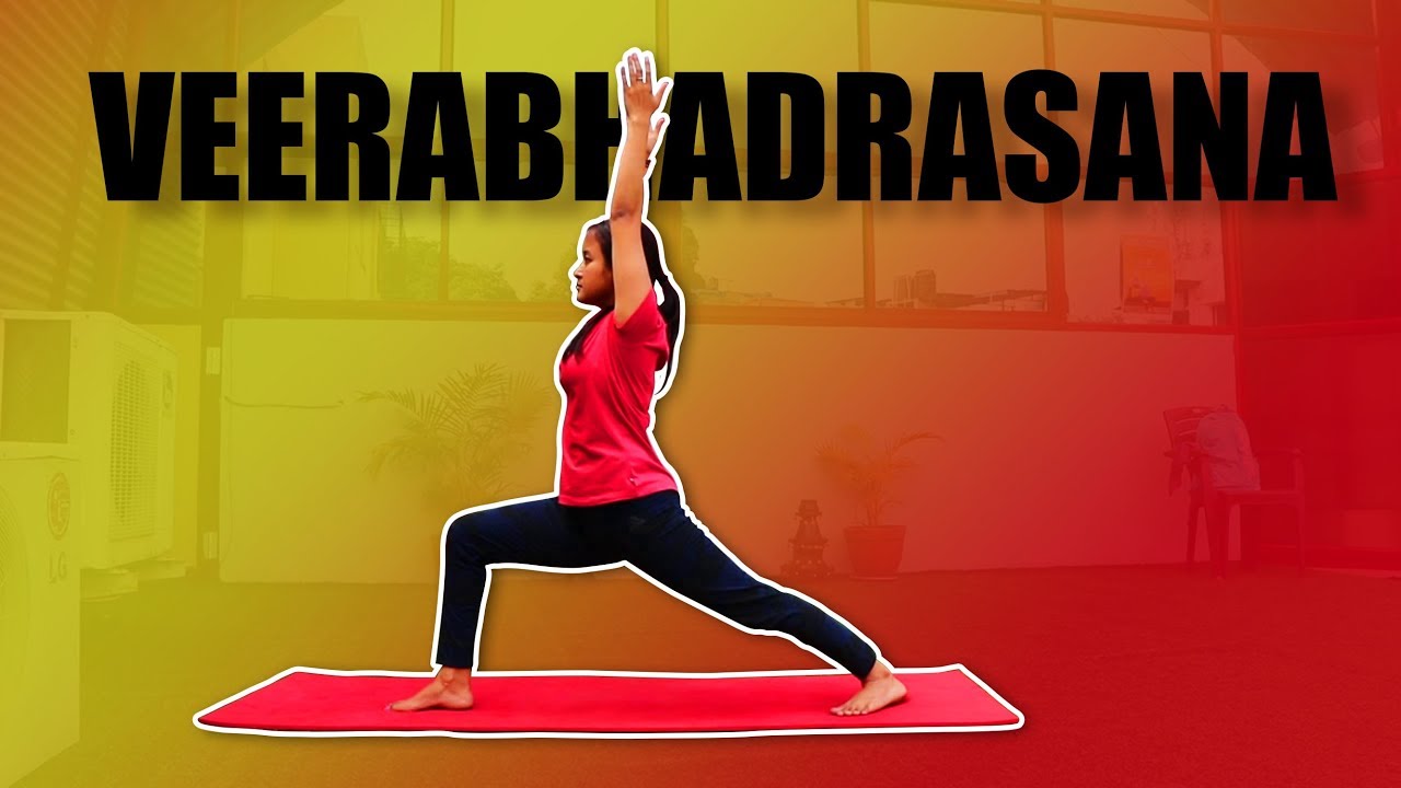 Virabhadrasana Variation 1 | Yoga Posture | Warrior 1 Pose pranayama berlin