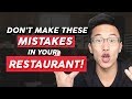 3 Things to Know BEFORE Opening a Restaurant (Avoid These Mistakes!) 2021 | Restaurant Management