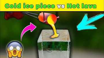 😨 Hot lava vs Cold ice | Who will win 🤔 | #shorts