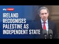 Ireland along with norway  spain recognise palestine as independent state