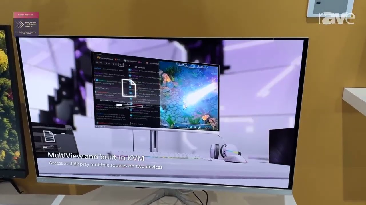 ISE 2026: Philips Professional Displays Showcases EVNIA QD-OLED Gaming Monitor