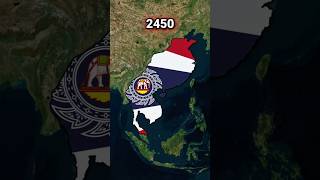 Evolution of Thailand in 500 Years #mapping #countries #shorts