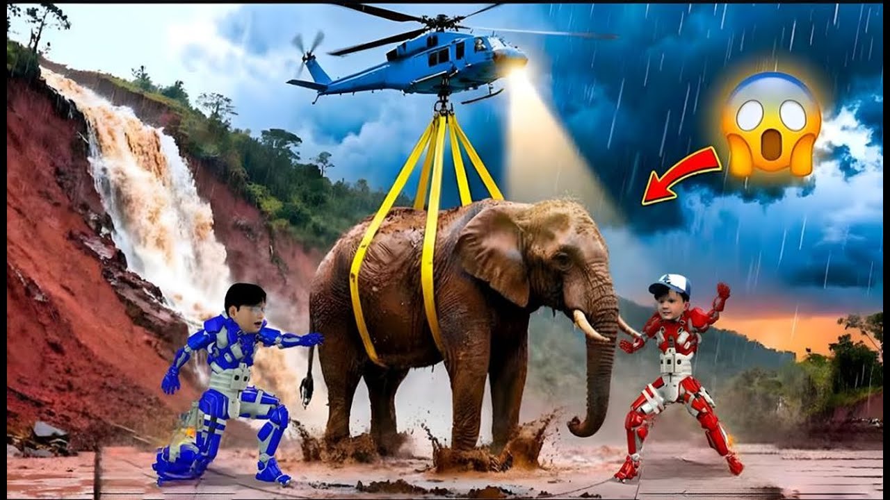 Magnet Robot vs Helicopter Robot  Chintu Pintu Robot Cartoon  Remote Wala Cartoon in Hindi   Story N