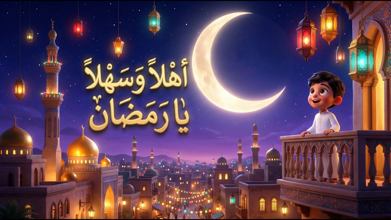 أنشودة🎵 أهلاً وسهلاً يا رمضان 🌙 | كلمات وألحان بلال باها | أجمل أناشيد رمضان 2026 [مع الكلمات]