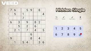 Hidden Single | Sudoku Technique | Hindi screenshot 3
