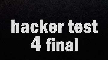 HACKER TEST, LEVEL 17, 18, 19 e 20