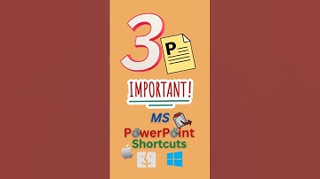 3 Important PowerPoint Shortcuts #powerpointshortcuts