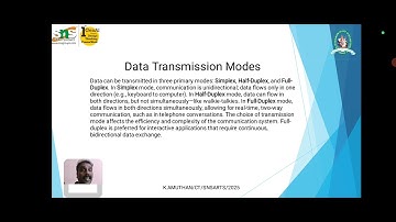 Data Communication | Amuthan | Assistant Professor | SNS Institutions |Lecture video