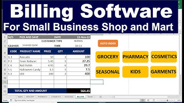 How To make fully automatic invoice billing software in excel.