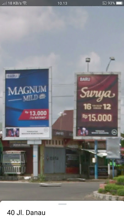 Billboard Rokok Dji Sam Soe Magnum Mild & Gudang Garam Surya - 16 Kini Dalam Kemasan 12 (2017)