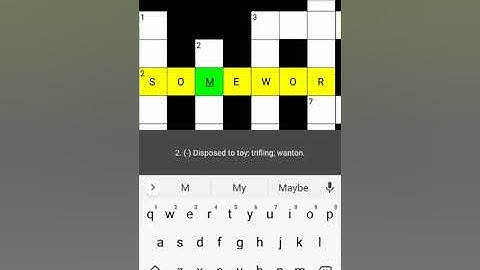 Crossword Generator