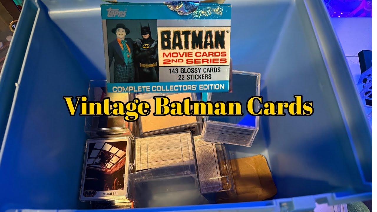 Unboxing over 400 Vintage Batman cards (Batman Collection) - YouTube